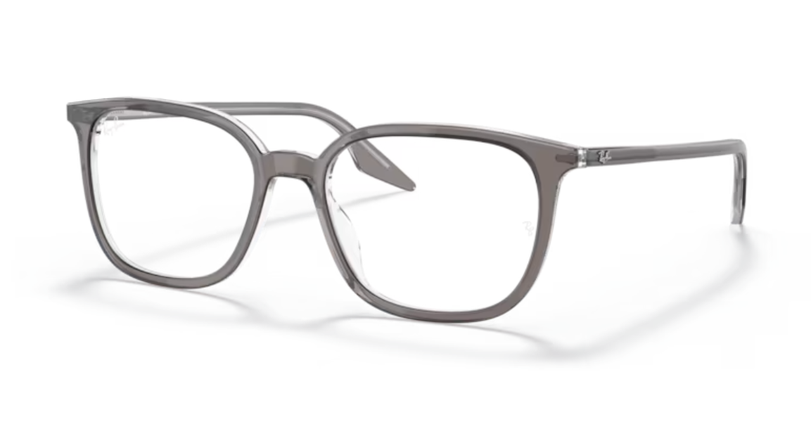 lunette plastique gris rayban